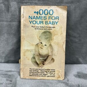 4000 Names For Your Baby By Dell Publishing 1981